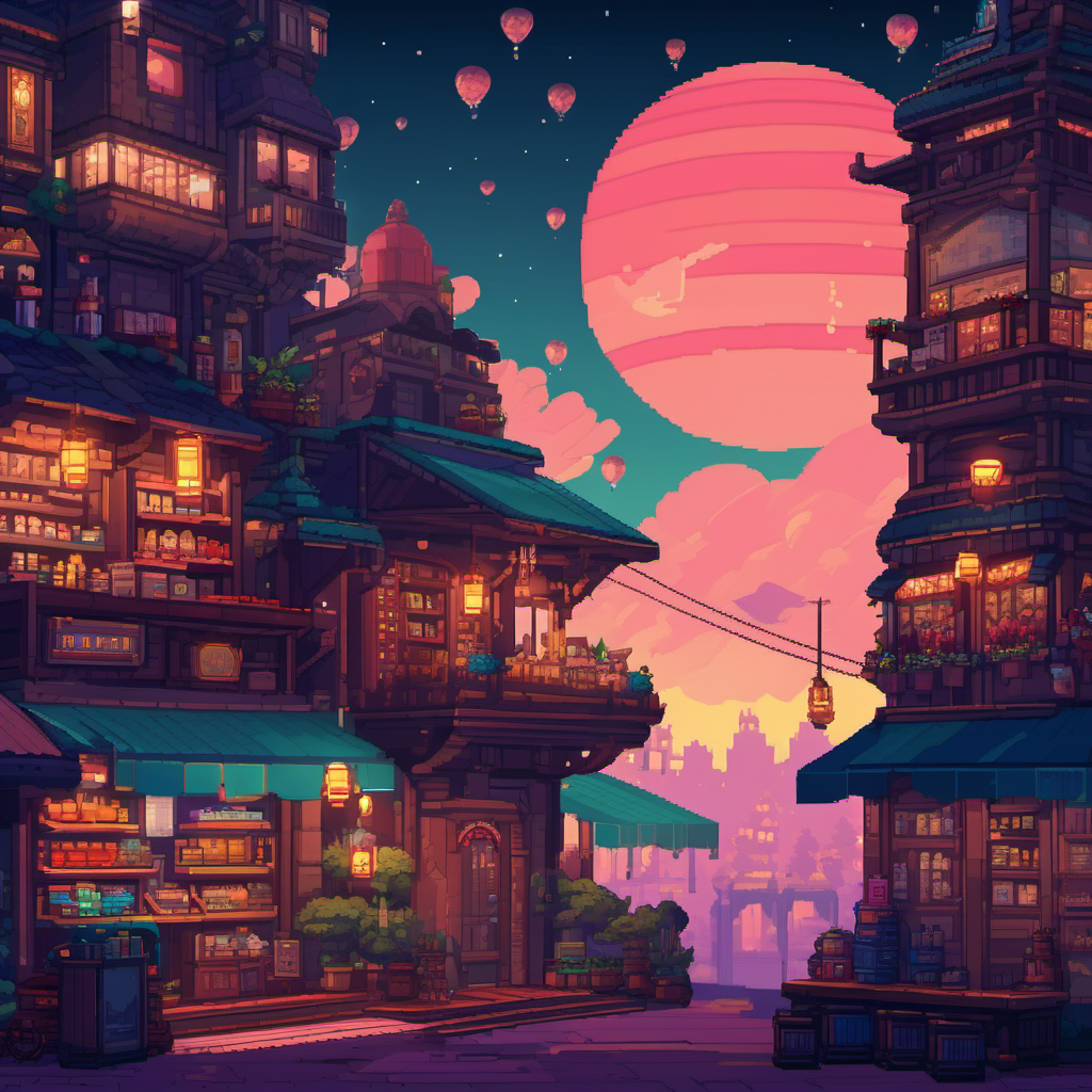 Midnight Markets on Tiny Zeppelins